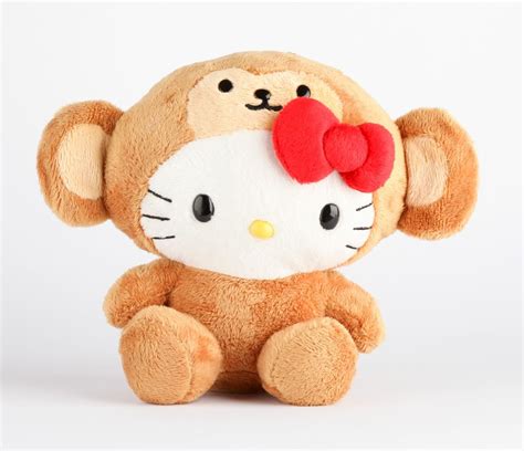 Hello kitty monkey plush - Sanrio Hello Kitty and Friends® Cinnamoroll™ Plush. $34.00. This item is currently not available. Please sign up for email updates to be among the first to know when Sanrio Hello Kitty and Friends® Cinnamoroll™ Plush is available for purchase at Build-A-Bear Workshop. Yes, please add me to the Build-A-Bear email list to find out about ...